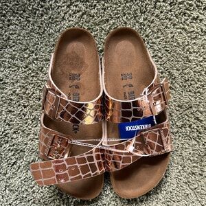 Birkenstock copper metallic 39